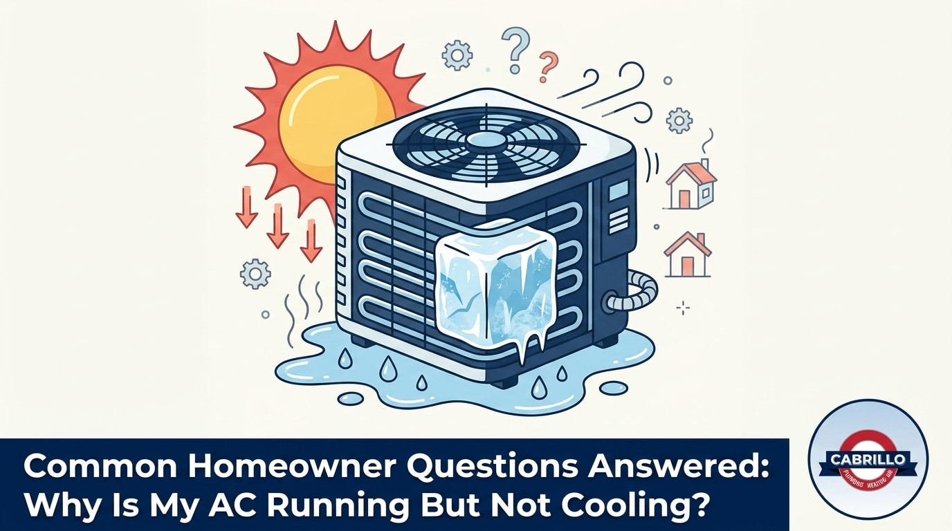Common Homeowner Questions Answered: Why Is My AC Running But Not Cooling? — featured image